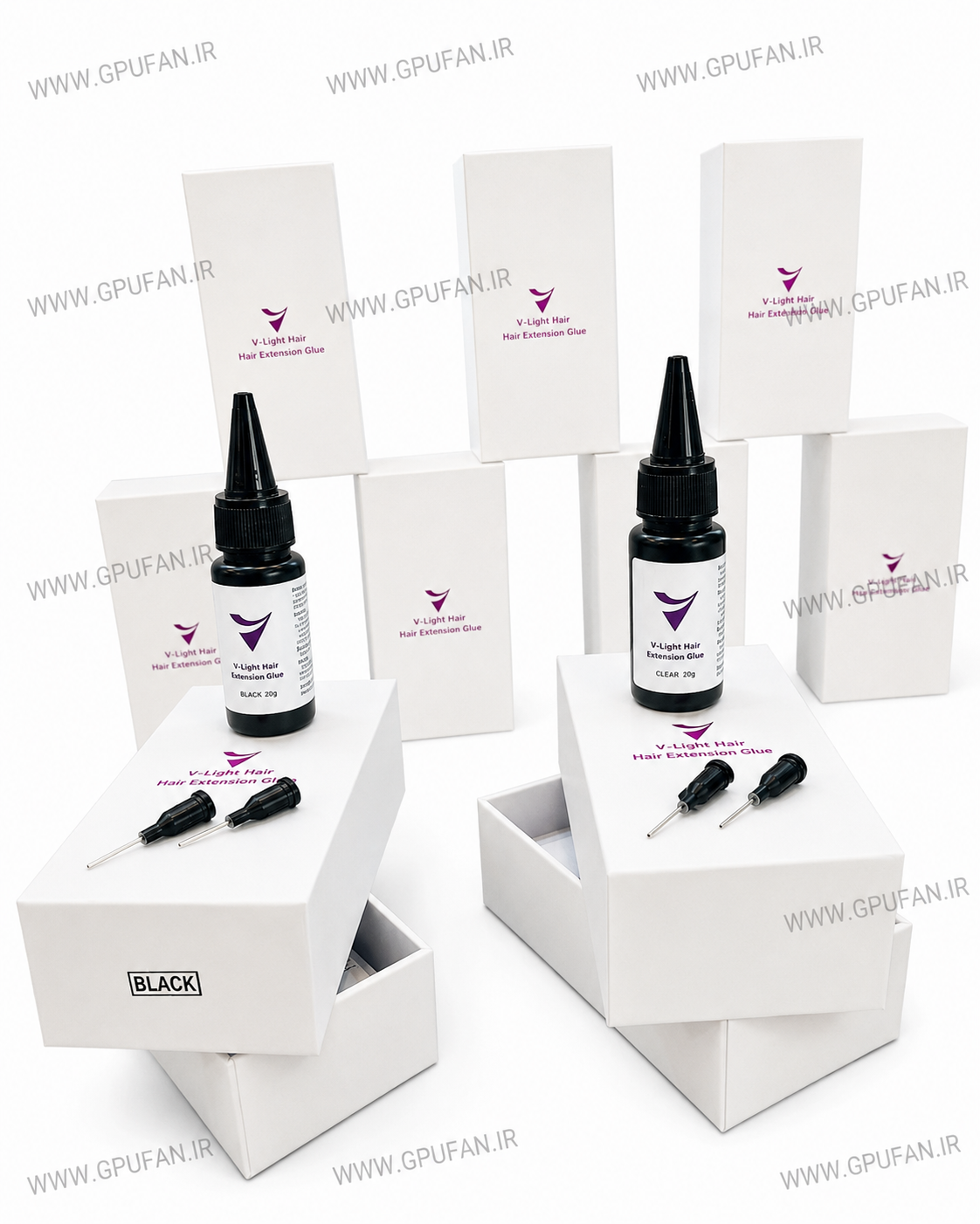 چسب اکستنشن تار به تار ویلایت   V-LIGHT HAIR EXTENSIONS GLUE