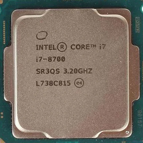 پردازنده اینتل استوک CPU INTEL Core i7-8700 TRY Coffee Lake بدون باکس