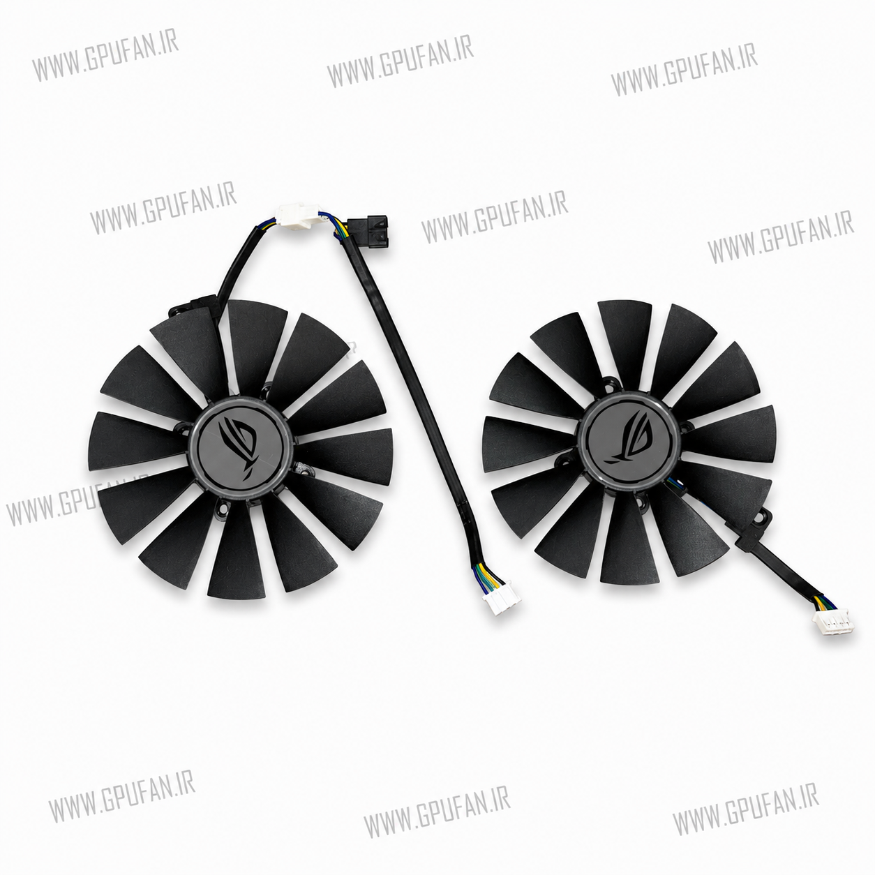 فن کارت گرافیک ایسوس ASUS ROG STRIX RX 470, 570, 580 GTX 1050Ti, 1070Ti, 1080Ti(اورجینال)