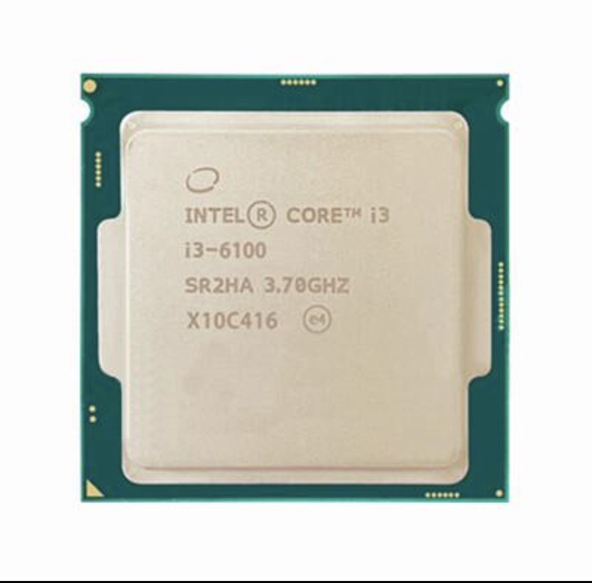 پردازنده کامپیوتر اینتل مدل Core i3-6100 Skylake استوک