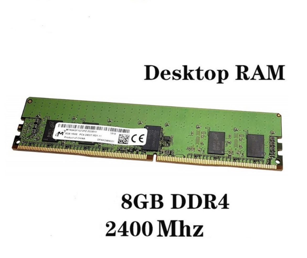 رم میکرون Micron 8GB DDR4 2400MHz Desktop استوک