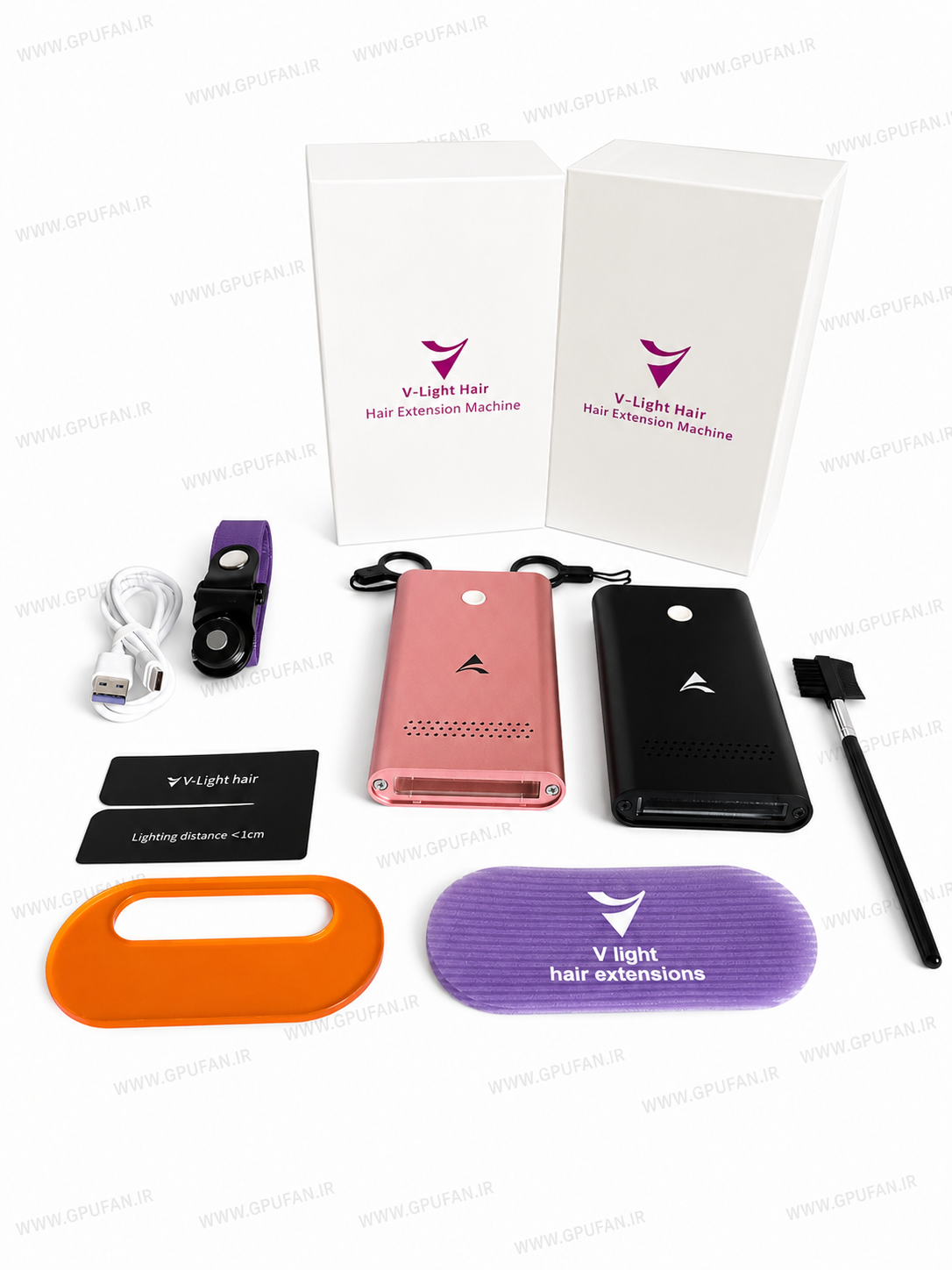 دستگاه اکستنشن تار به تار ویلایت V Light Hair Extension Machine (پک اقتصادی)