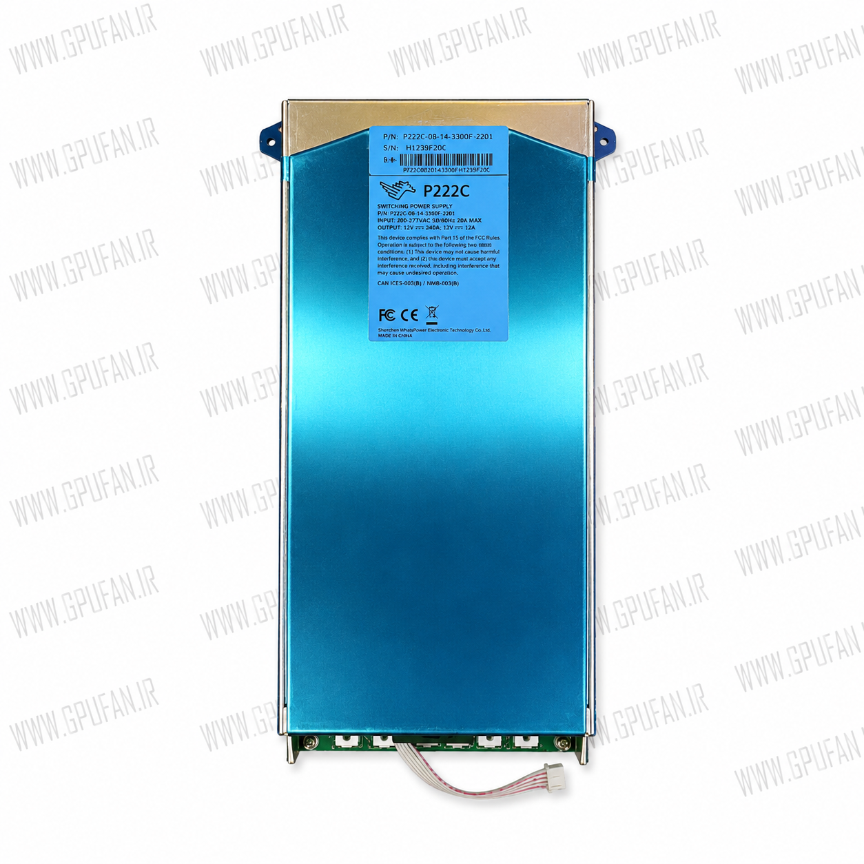 پاور واتس ماینر مدل P222C  ( ریفر )