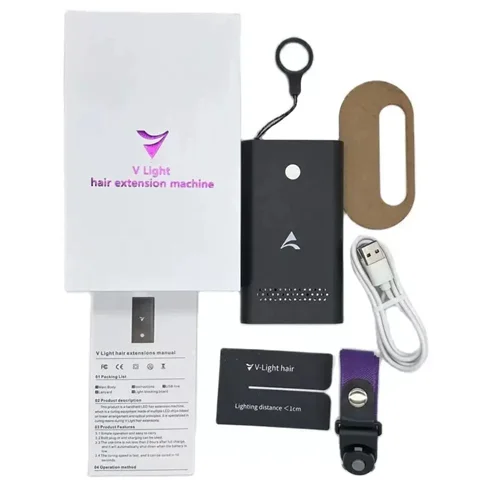 دستگاه اکستنشن تار به تار ویلایت V Light Hair Extension Machine (پک اقتصادی)