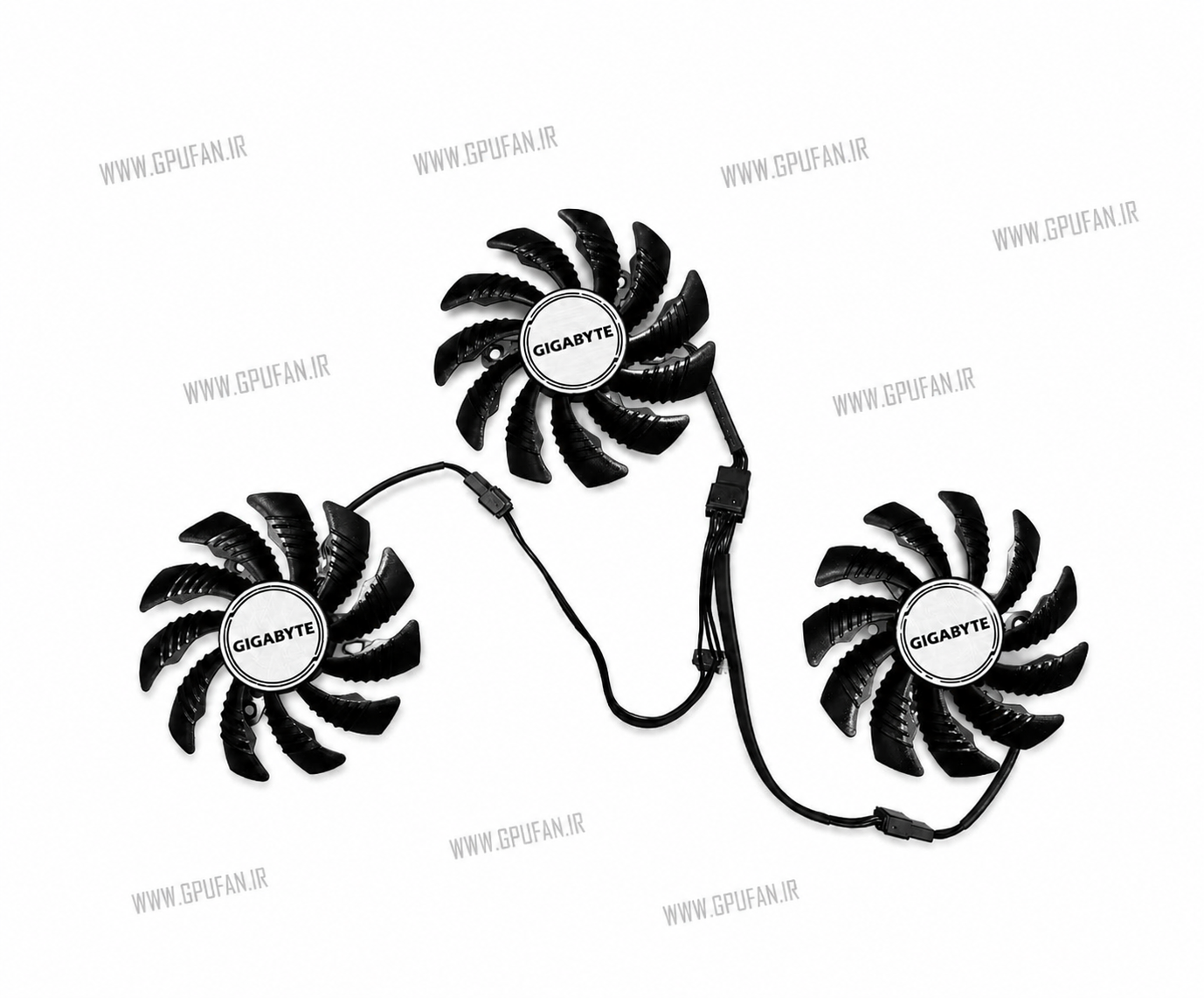 فن کارت گرافیک گیگابایتGigabyte RX 6600 6700 6750 XT & RTX 3060 Ti 3060 3070 3070 Ti GAMING / EAGLE   اورجینال