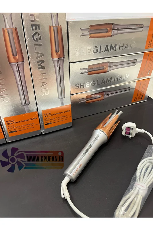 کرلی مو شیگلم (فر کننده مو) سایز 25 SHEGLAM Sheglamhair It Curl One Touch Instant Curler