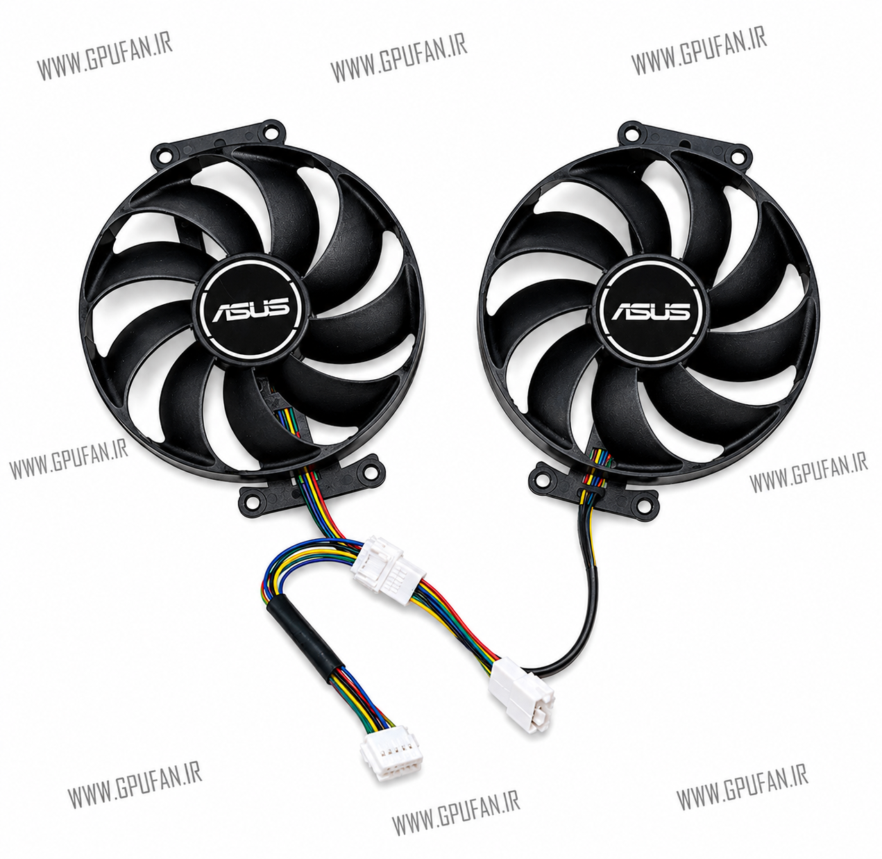 فن کارت گرافیک ایسوس  RTX 2060 SUPER 2070 GTX1660 Ti  1660  DUAL EVO OC اورجینال