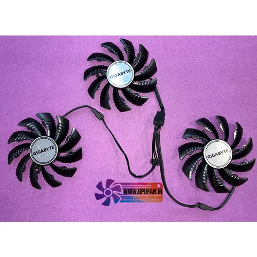 فن کارت گرافیک گیگابایتGigabyte RX 6600 6700 6750 XT & RTX 3060 Ti 3060 3070 3070 Ti GAMING / EAGLE   اورجینال